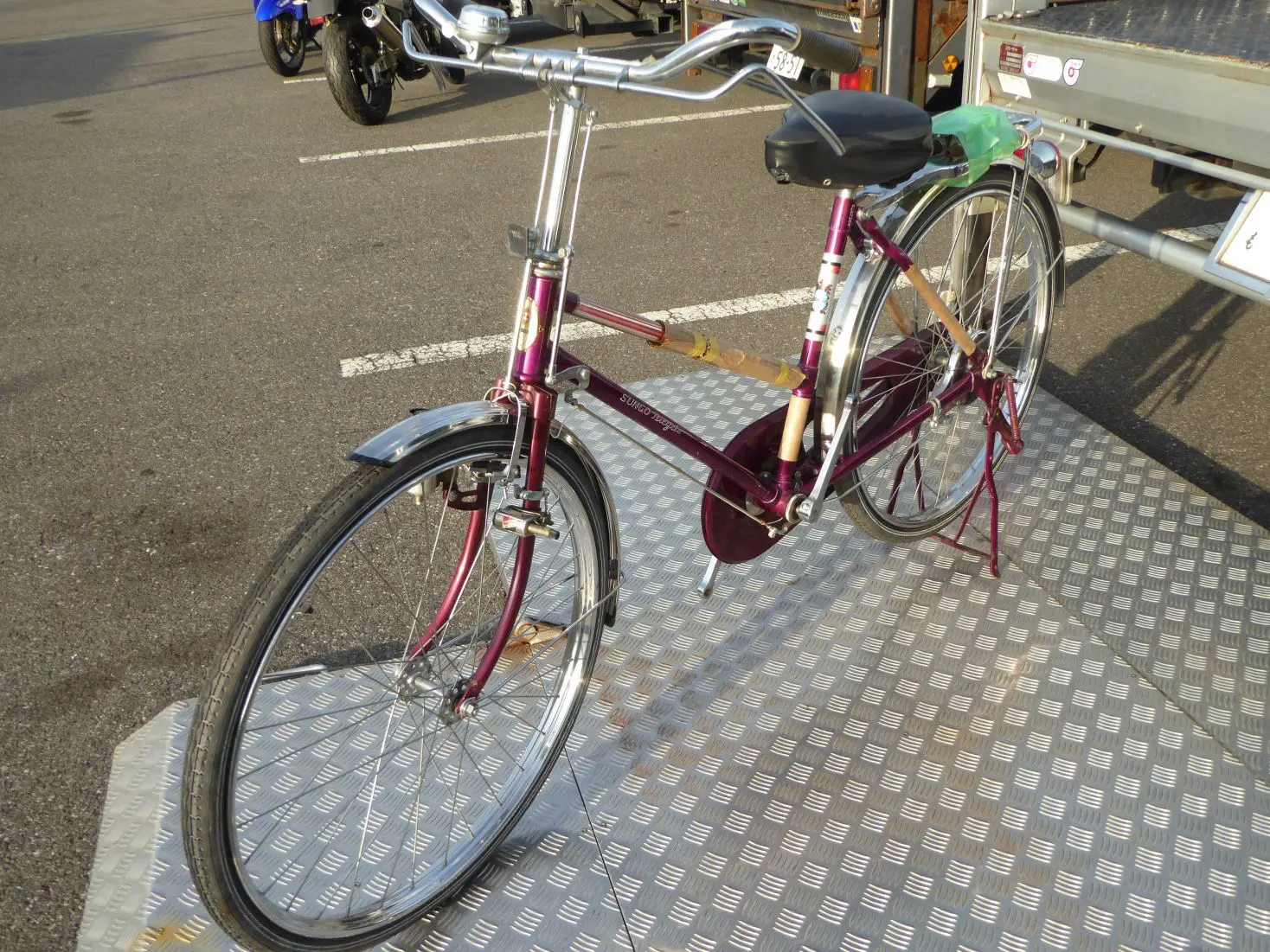 昭和のレアな自転車、東京秀工舎のサン号がお嫁に行きました！ :: ブログ | ベストオートの時代部屋