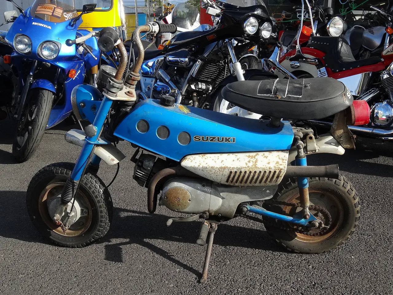 スズキ ホッパー50 MT50 HOPPER50 部品取り キー無し キック降ります