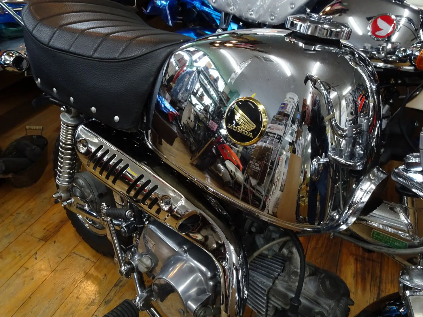 メッキのゴリラ、フレームも再メッキしました！ :: レストア | ベスト