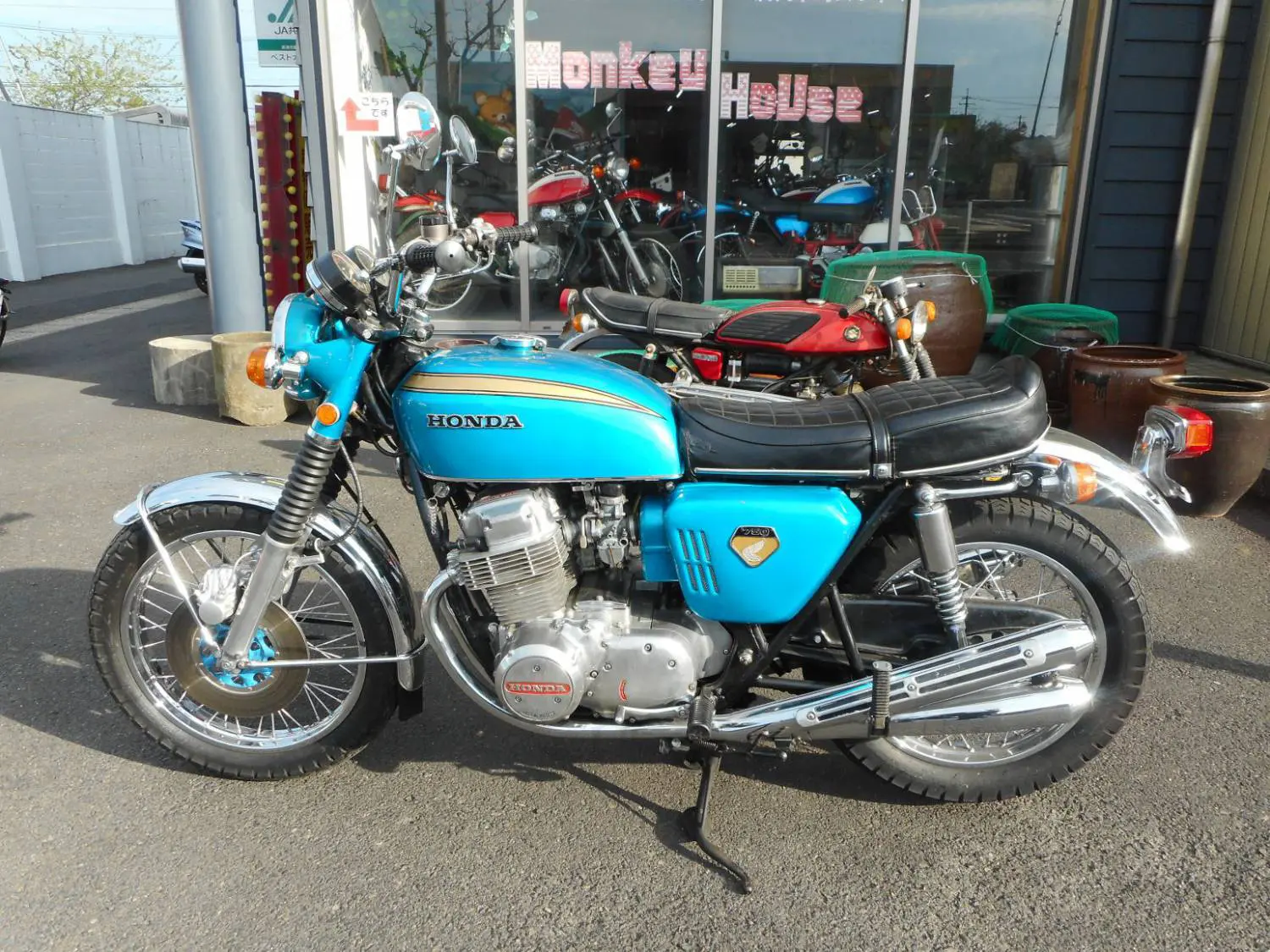 モンキー　タンクcb750four k0 カラー　ディープクラフト　サイドカバー Yahoo!オークション - 【希少】DEEP CRAFT製CB750タイプカバー＋