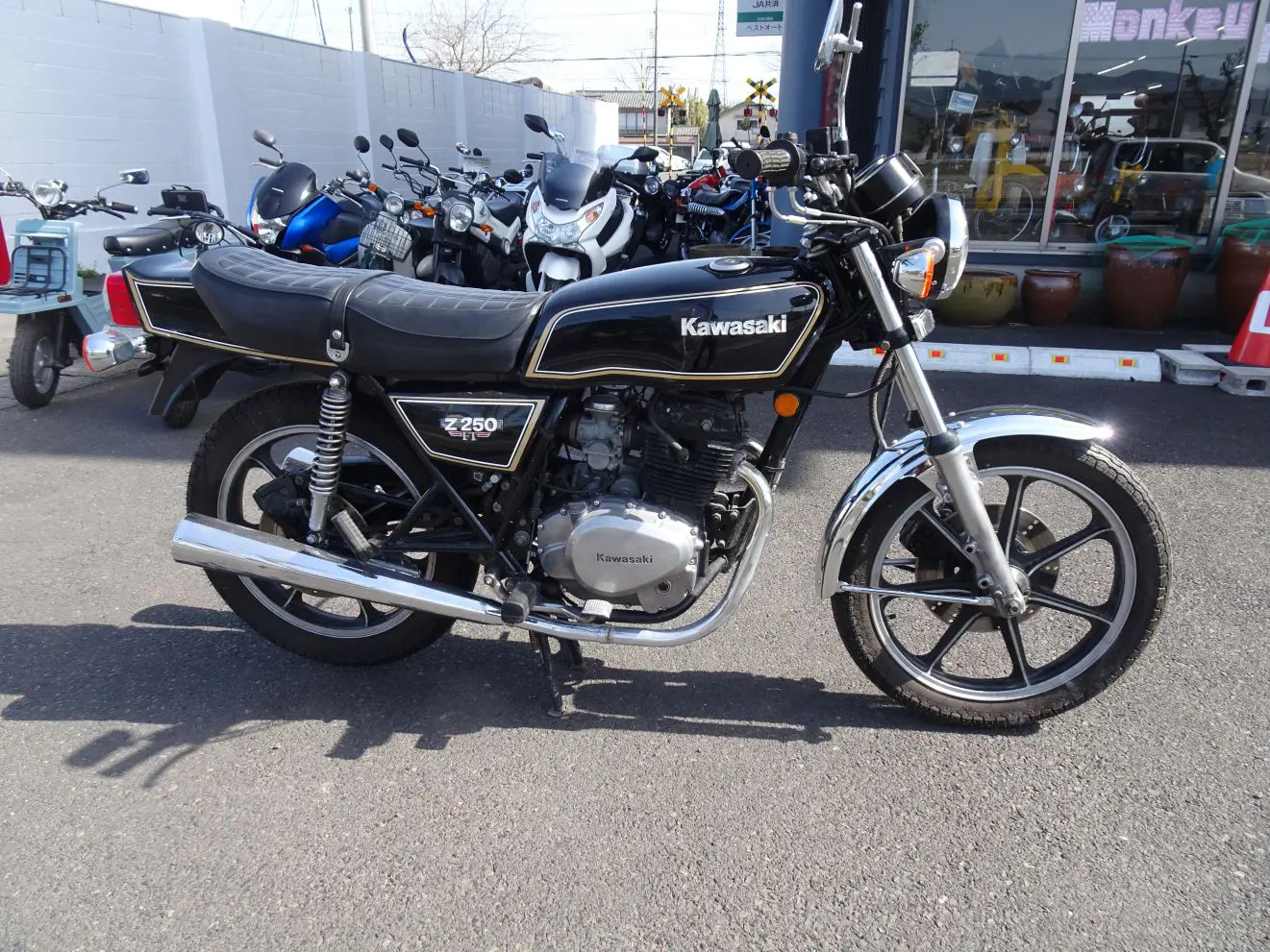 Z250FTのメッキが仕上がりました！ :: メッキ | ベストオートの時代部屋