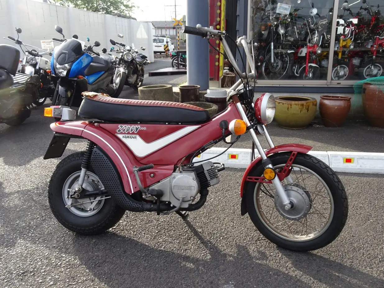 βAR04-6 ヤマハ ジッピー80 Zippy 405 実動エンジン すこぶる好調　走行5084㌔！