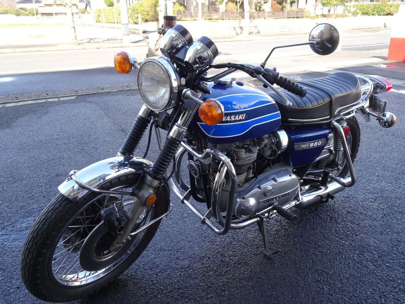 Kawasaki W1SA タンク シートセット カワサキ 旧車 メグロ Kawasaki W1SA タンク シートセット カワサキ 旧車 メグロ